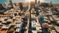 Drone Shot of Downtown San Francisco