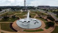 drone shot of Eixo Monumental and the TV Tower Royalty Free Stock Photo