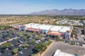 Drone shot of Home Depot In Tucson Royalty Free Stock Photo