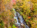 Drone Shot of Issaqueena Falls, Walhalla, South Carolina