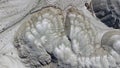 Top shot of mountains forming interesting shapes