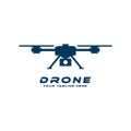 Drone silhouette vector design