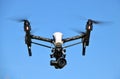 Drone with Surveillance Camera Royalty Free Stock Photo