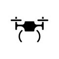 Drone symbol line icon, Vector Illustration