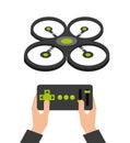 drone technology flying icon
