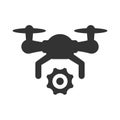 Drone technology icon