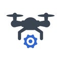 Drone technology icon