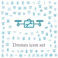 drone tools icon. drones icons universal set for web and mobile