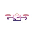 drone tools nolan icon. Simple thin line, outline vector of Drones icons for ui and ux, website or mobile application