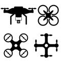 Drone and UAV icons