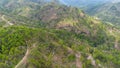 Drone view the beauty of the Menganti beach Kebumen Indonesia