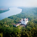 Aerial View of Church of St Cajetan in Velha Goa India