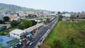 Drone view of the city of Patong, Phuket island. Royalty Free Stock Photo