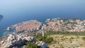 Drone view Dubrovnik Croatia aerial