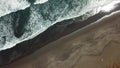Drone View: El Paredon beach, a surfing, fishing small resort town