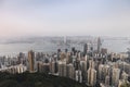 Drone view of Hong Kong