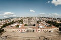 Drone view of the Hospicio Cabanas in Guadalajara, Jalisco, Mexico. Royalty Free Stock Photo