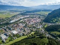 Drone view on Judenburg in Styria, Austria Royalty Free Stock Photo