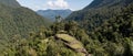 Drone view of the Lost City ancient archeological site in Colombia Royalty Free Stock Photo