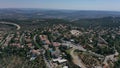 Drone view over Har hadar Jewish Settlement