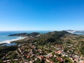 Drone view of Praia do Rosa, Santa Catarina, Brazil Royalty Free Stock Photo