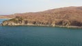 Rocky cape in the marine reserve. Wild and untouched nature. Marine reserve