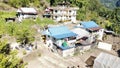 Drone View of rural village of Eastern Nepal