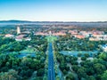 Drone view of Stanford University Royalty Free Stock Photo