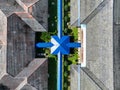 Drone view of a structure of building in ILP Mersing Royalty Free Stock Photo