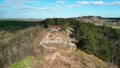 Drone view at Thracian royal house - the \