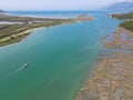 Vivari channel at Butrinto on Albania