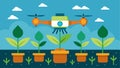 Drones equipped with advanced sensing and targeting technology ensuring each seed is p in the optimal location for