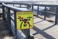 Drones are Forbidden Sign Gullfoss Waterfall Iceland