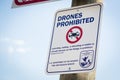 Drones Prohibited Sign Near Elk Sanctuary Near Grand Teton National Park.