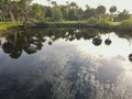 Cloudy reflections