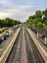 Dronfield Train Station Royalty Free Stock Photo