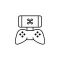 droning board icon. Element of drones for mobile concept and web apps illustration. Thin line icon for website design and developm