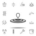 drop of blood outline icon. Detailed set of spa and relax illustrations icon. Can be used for web, logo, mobile app, UI, UX