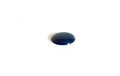 Drop of blue nail polish isolated on a white background. Royalty Free Stock Photo