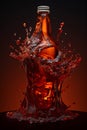 Drop closeup drink alcohol liquid splashing macro red beverage wine background glass Royalty Free Stock Photo