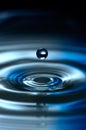 Drop of drinking water Royalty Free Stock Photo