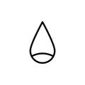 a drop icon. Element of autumn icon for mobile concept and web apps. Thin line a drop icon can be used for web and mobile Royalty Free Stock Photo