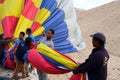 Drop process of balloon in Luxor