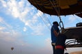 Drop process of balloon in Luxor