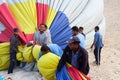 Drop process of balloon in Luxor