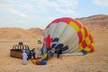 Drop process of balloon in Luxor