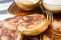 Drop scones with strawberries