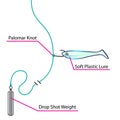 Drop Shot lure setup bottom fishing