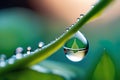 drop water on the leafdrop water on the leafgreen leaves with Royalty Free Stock Photo