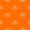 Drop water pattern vector orange Royalty Free Stock Photo